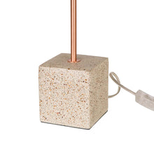Load image into Gallery viewer, 21.5"H Metal & Terrazzo Table Lamp