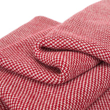 Load image into Gallery viewer, 60"L*50"W Knitted Acrylic Red/White Throw Blanket 900g