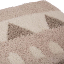 Load image into Gallery viewer, 60"L*50"W Knitted Polyester Geometric Pattern Feather Yarn Throw Blanket 1000g
