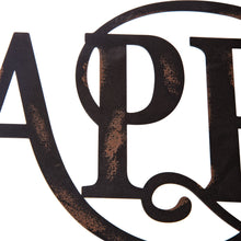 Load image into Gallery viewer, 23.94"L Metal "HAPPY HALLOWEEN" Wall Sign