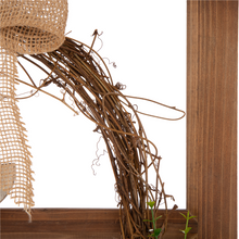 Load image into Gallery viewer, 18"H Wooden Frame Easter Wall Decor with Wreath