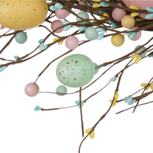 Load image into Gallery viewer, 22"D Easter Eggs Wreath with Flower Buds