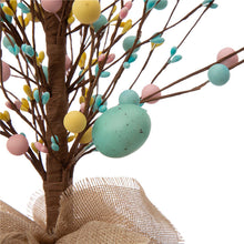 Load image into Gallery viewer, 18"H Easter Table Tree with Multicolor Easter Eggs