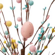 Load image into Gallery viewer, 18"H Easter Table Tree with Multicolor Easter Eggs