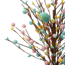 Load image into Gallery viewer, 18"H Easter Table Tree with Multicolor Easter Eggs