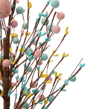 Load image into Gallery viewer, 18"H Easter Table Tree with Multicolor Easter Eggs