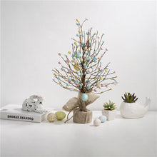 Load image into Gallery viewer, 18"H Easter Table Tree with Multicolor Easter Eggs
