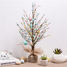 Load image into Gallery viewer, 18"H Easter Table Tree with Multicolor Easter Eggs