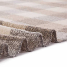 Load image into Gallery viewer, Gray, Beige and Cream Color Scarf with Fringes