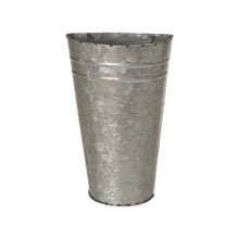 Load image into Gallery viewer, 36"H Double Sided Wooden/Metal Shutter "WELCOME" Porch Sign Decor/Planter Stand