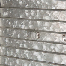 Load image into Gallery viewer, 36"H Double Sided Wooden/Metal Shutter "WELCOME" Porch Sign Decor/Planter Stand