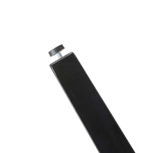 Load image into Gallery viewer, High-Back Brown PU Upholstered Dining Chair with Studded Decor, Set of 2