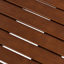 Load image into Gallery viewer, Accent Table with Bamboo Slatted Round Top