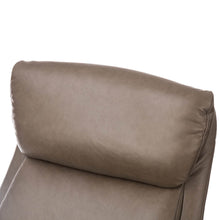 Load image into Gallery viewer, Mid-Century Modern Brownish Grey Leatherette Gaslift Adjustable Swivel Office Chair