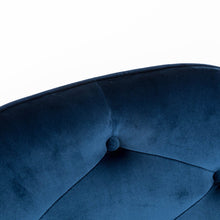 Load image into Gallery viewer, Navy Blue Velvet Gaslift Adjustable Swivel Office Chair/Desk Chair