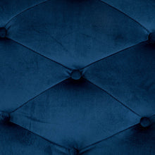 Load image into Gallery viewer, Navy Blue Velvet Gaslift Adjustable Swivel Office Chair/Desk Chair