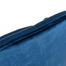 Load image into Gallery viewer, Navy Blue Velvet Gaslift Adjustable Swivel Office Chair/Desk Chair