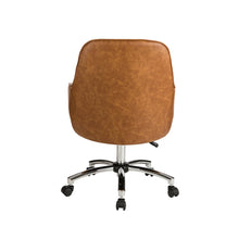Load image into Gallery viewer, Caramel Bonded Leather Gaslift Adjustable Swivel Office Chair/Desk Chair