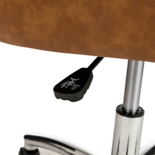 Load image into Gallery viewer, Caramel Bonded Leather Gaslift Adjustable Swivel Office Chair/Desk Chair