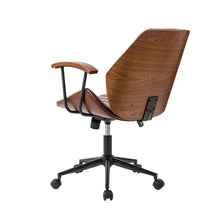 Load image into Gallery viewer, Russet Leatherette Adjustable Swivel Desk Chair/Task Office Chair