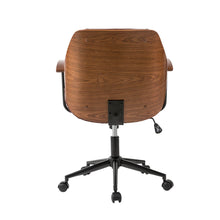 Load image into Gallery viewer, Russet Leatherette Adjustable Swivel Desk Chair/Task Office Chair