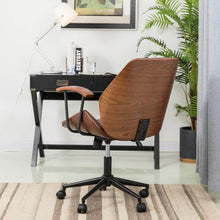 Load image into Gallery viewer, Russet Leatherette Adjustable Swivel Desk Chair/Task Office Chair