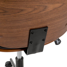 Load image into Gallery viewer, Black Leatherette Adjustable Swivel Desk Chair/Task Office Chair