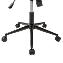 Load image into Gallery viewer, Black Leatherette Adjustable Swivel Desk Chair/Task Office Chair