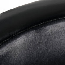 Load image into Gallery viewer, Black Leatherette Gaslift Adjustable Swivwl Bar Stools, Set of 2