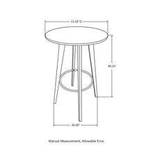 Load image into Gallery viewer, 40.25"H Bamboo Round Bar Table