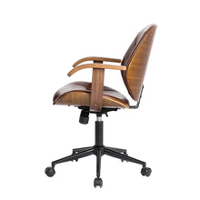 Load image into Gallery viewer, Russet PU Leather Adjustable Swivel Desk Chair/Task Chair
