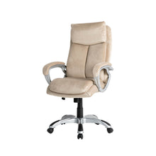 Load image into Gallery viewer, Velvet Gaslift Adjustable High-Back Swivel Office Chair