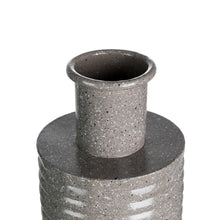 Load image into Gallery viewer, Farmhouse Gray/Brown Two-tone Decorative Metal Vase, Set of 3