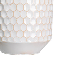 Load image into Gallery viewer, Farmhouse White Decorative Metal Vase, Set of 3