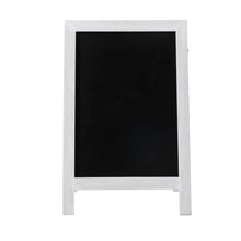 Load image into Gallery viewer, Farmhouse White Wooden Framed Haning or Standing Chalkboard Sign