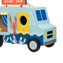 Load image into Gallery viewer, 9.45"L Wooden Lobster Truck Birdhouse