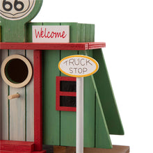 Load image into Gallery viewer, 9.45"L Wooden Truck-Shop Birdhouse
