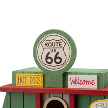 Load image into Gallery viewer, 9.45"L Wooden Truck-Shop Birdhouse