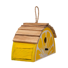 Load image into Gallery viewer, 11.5"L Distressed Solid Wood Lemon Birdhouse