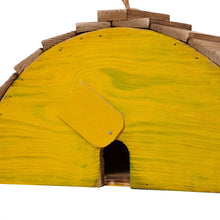 Load image into Gallery viewer, 11.5"L Distressed Solid Wood Lemon Birdhouse