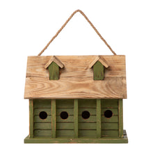 Load image into Gallery viewer, 14.25"L Oversized Distressed Solid Wood Cottage Birdhouse