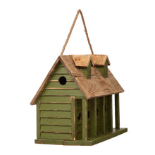 Load image into Gallery viewer, 14.25"L Oversized Distressed Solid Wood Cottage Birdhouse
