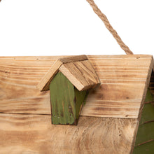 Load image into Gallery viewer, 14.25"L Oversized Distressed Solid Wood Cottage Birdhouse