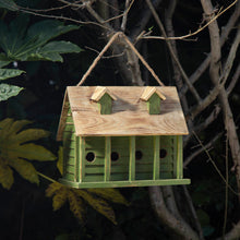 Load image into Gallery viewer, 14.25"L Oversized Distressed Solid Wood Cottage Birdhouse