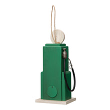 Load image into Gallery viewer, 13.75"H Wood Green Gas Pump Birdhouse