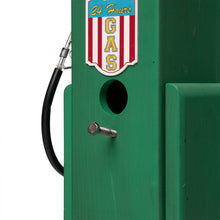 Load image into Gallery viewer, 13.75"H Wood Green Gas Pump Birdhouse