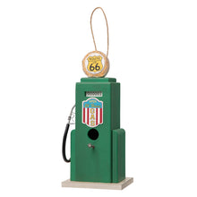 Load image into Gallery viewer, 13.75"H Wood Green Gas Pump Birdhouse