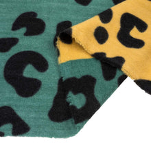 Load image into Gallery viewer, Women Green, Yellow and Beige Leopard Grain Scarf