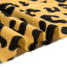 Load image into Gallery viewer, Women Green, Yellow and Beige Leopard Grain Scarf