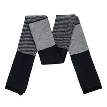 Load image into Gallery viewer, Men's Black, White and Grey Scarf